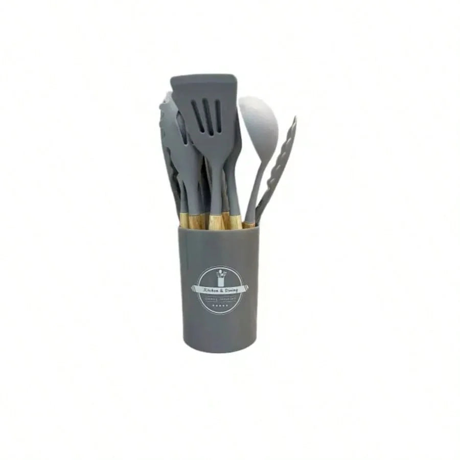 12-Piece Heat Resistant Silicone Kitchen Utensil Set
