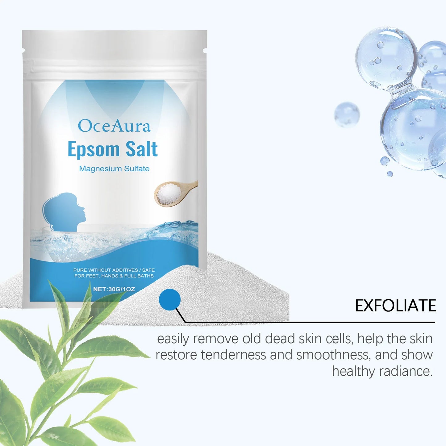30g Exfoliating Sea Bath Salt