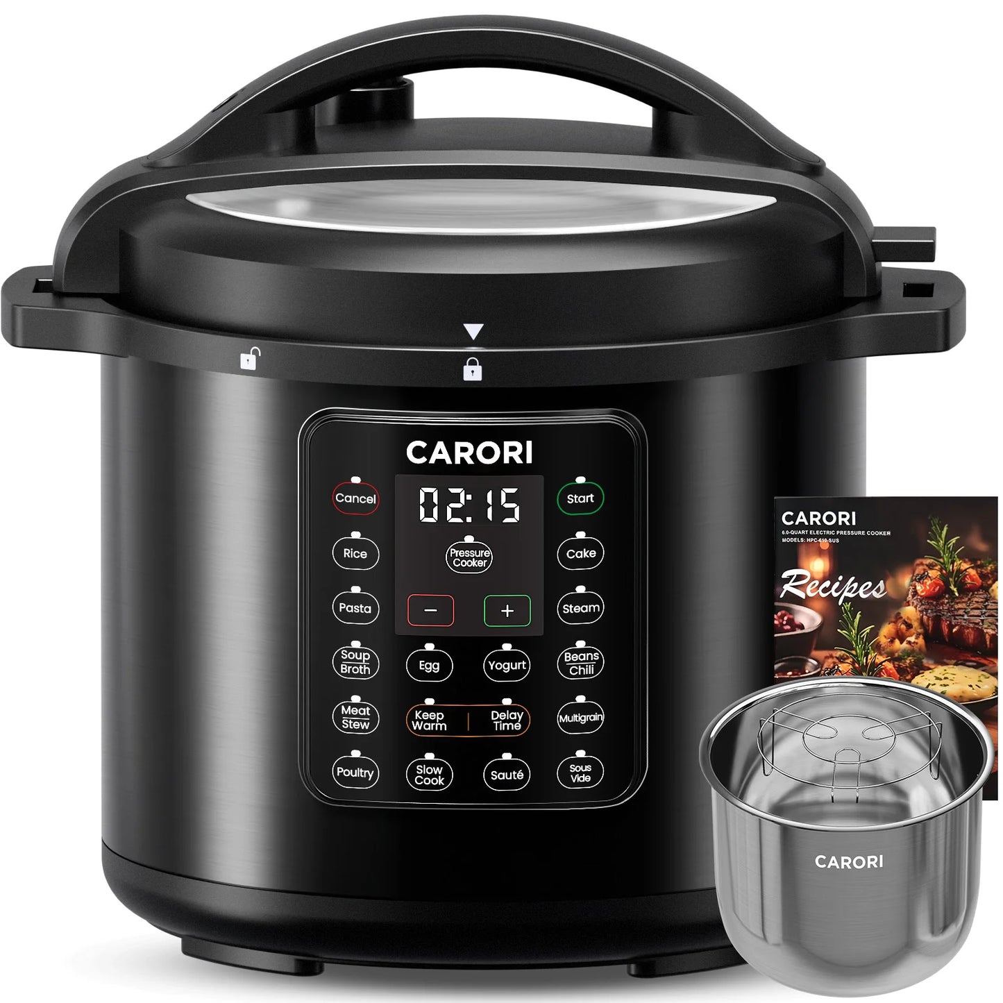 1200W 12-in-1 Electric Pressure Cooker