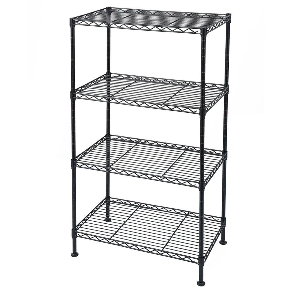 4-Tier Heavy Duty Industrial Wire Storage Rack