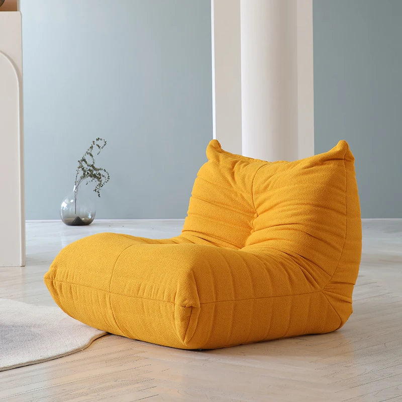 Comfy Teddy Fabric Bean Bag Sofa Chair