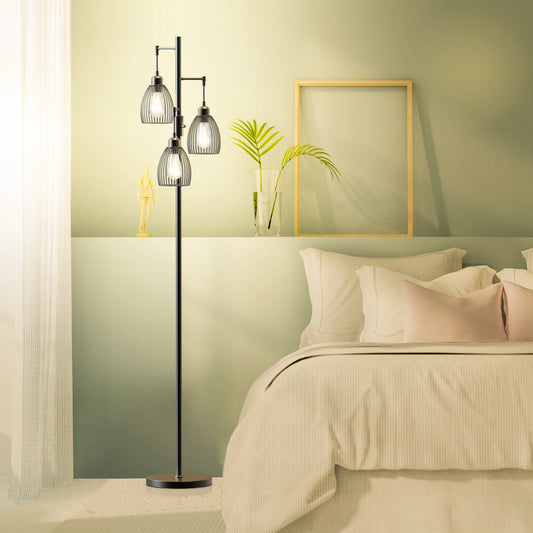 70" Tree Floor Lamp with 3 Bulbs Included