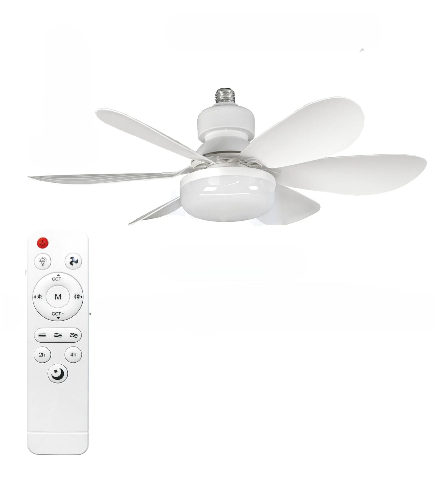 Smart LED Ceiling Fan Light with Remote
