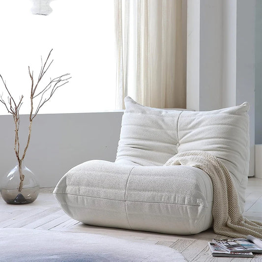 Comfy Teddy Fabric Bean Bag Sofa Chair