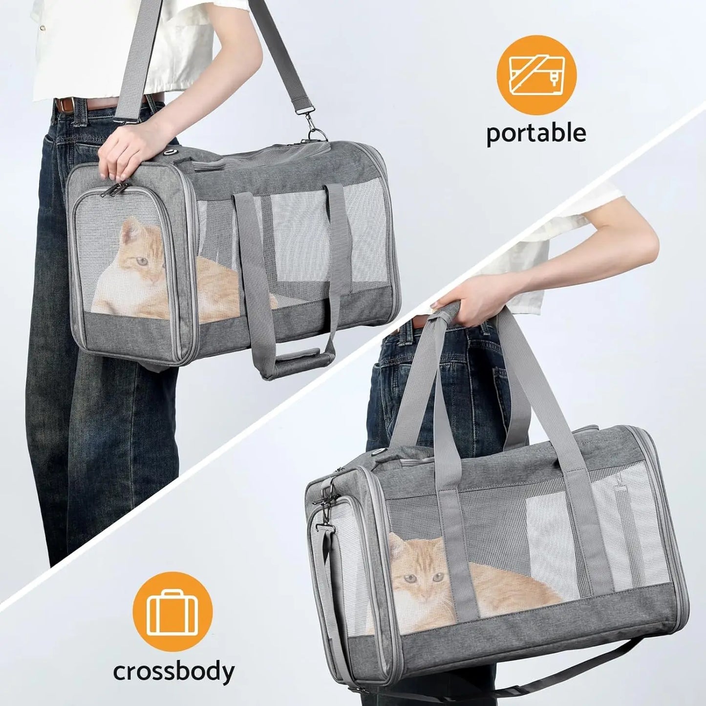 Airline-Approved Soft Pet Carrier for Travel