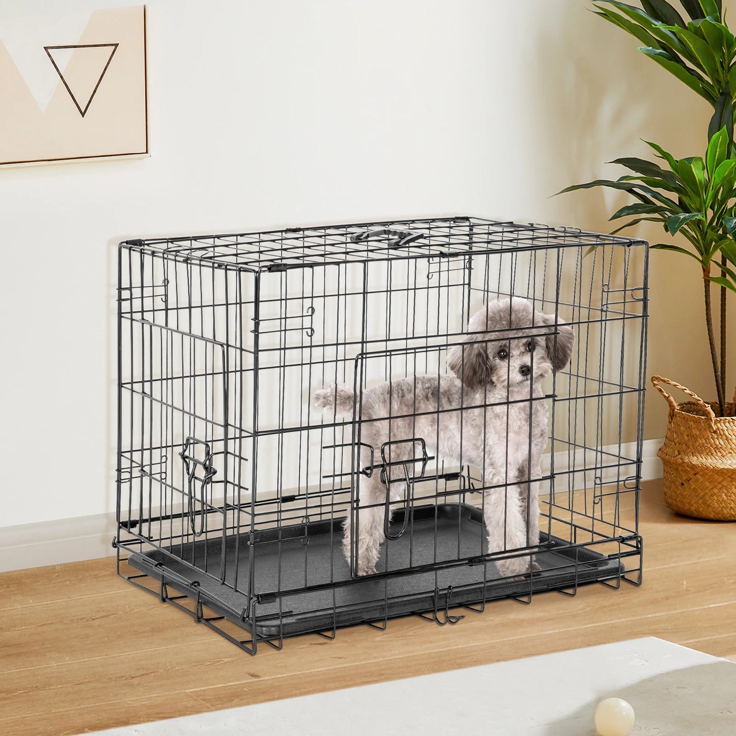Double Door Extra Large Dog Cage