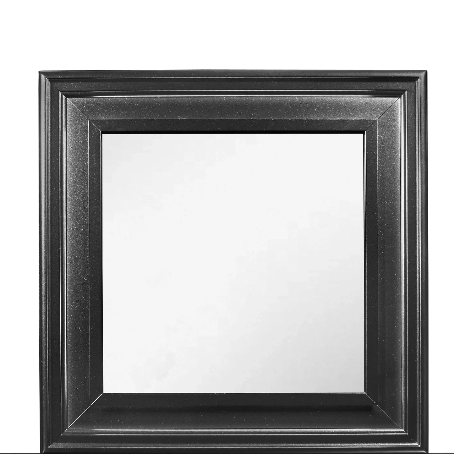 SHAKER CROCODILE METALLIC GREY MIRROR