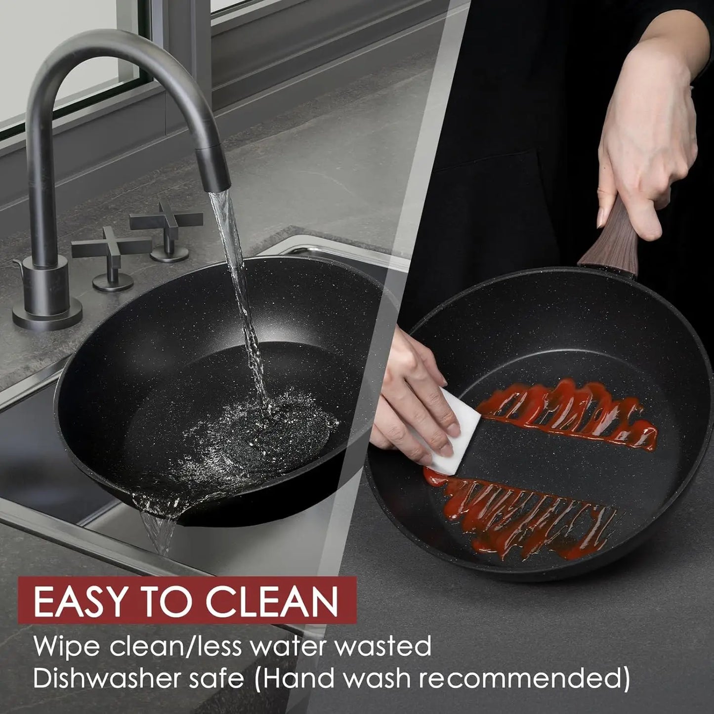 31-Piece Nonstick Cookware Set Pots Pans