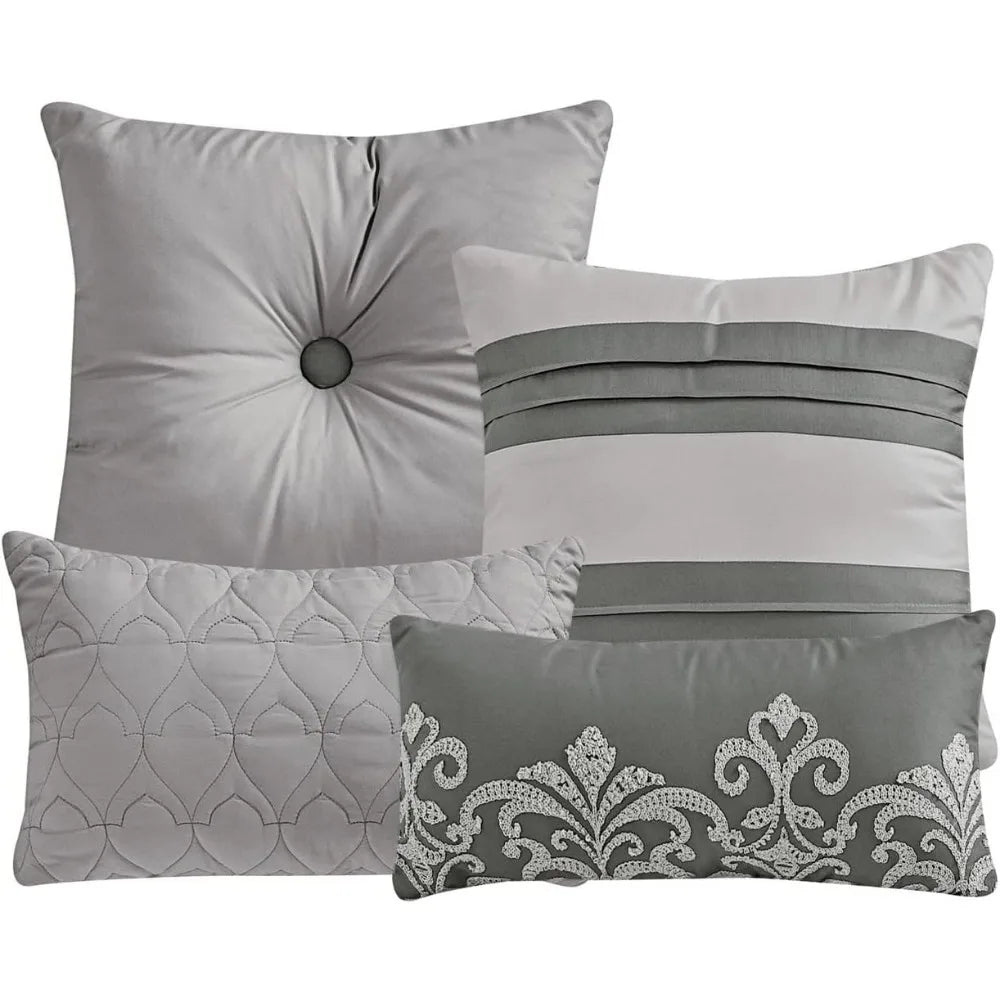 Luxury 7-Piece Full/Queen Comforter Set