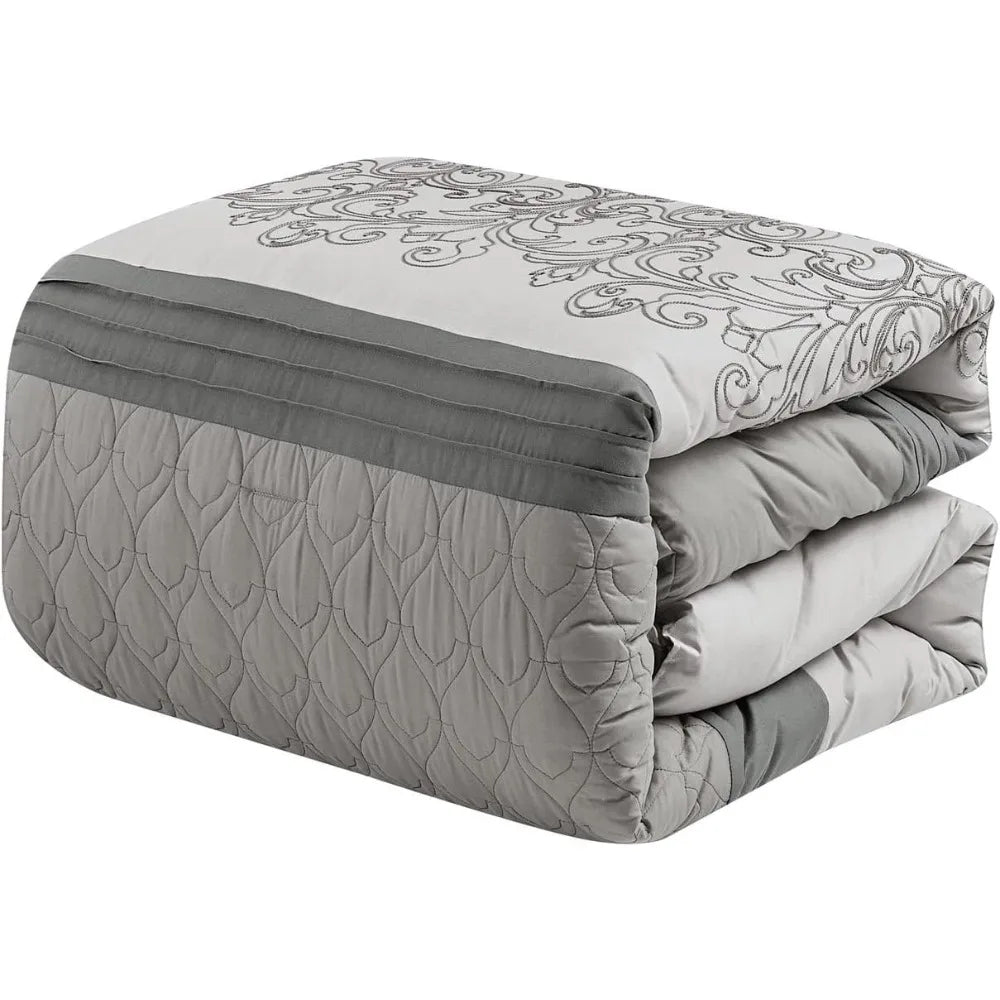 Luxury 7-Piece Full/Queen Comforter Set