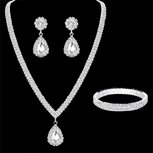 Women’s Copper Water Drop Jewelry Set