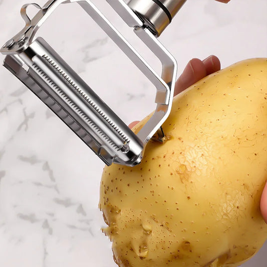 3-in-1 Stainless Steel Vegetable Peeler Grater