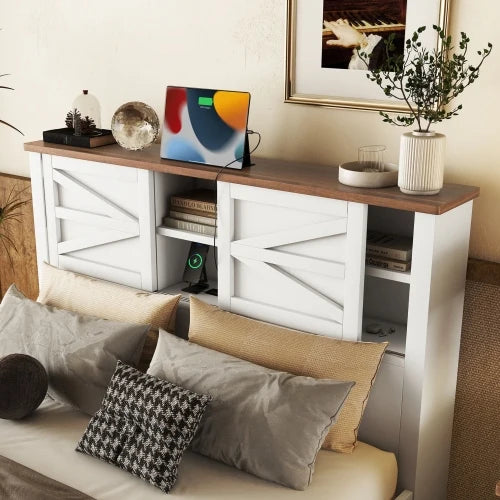 Farmhouse Bedroom Set Bed Nightstand Dresser