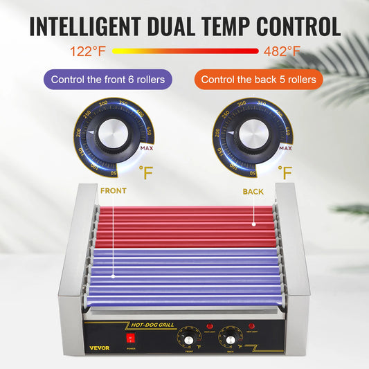 Commercial Hot Dog Roller Grill Machine Electric