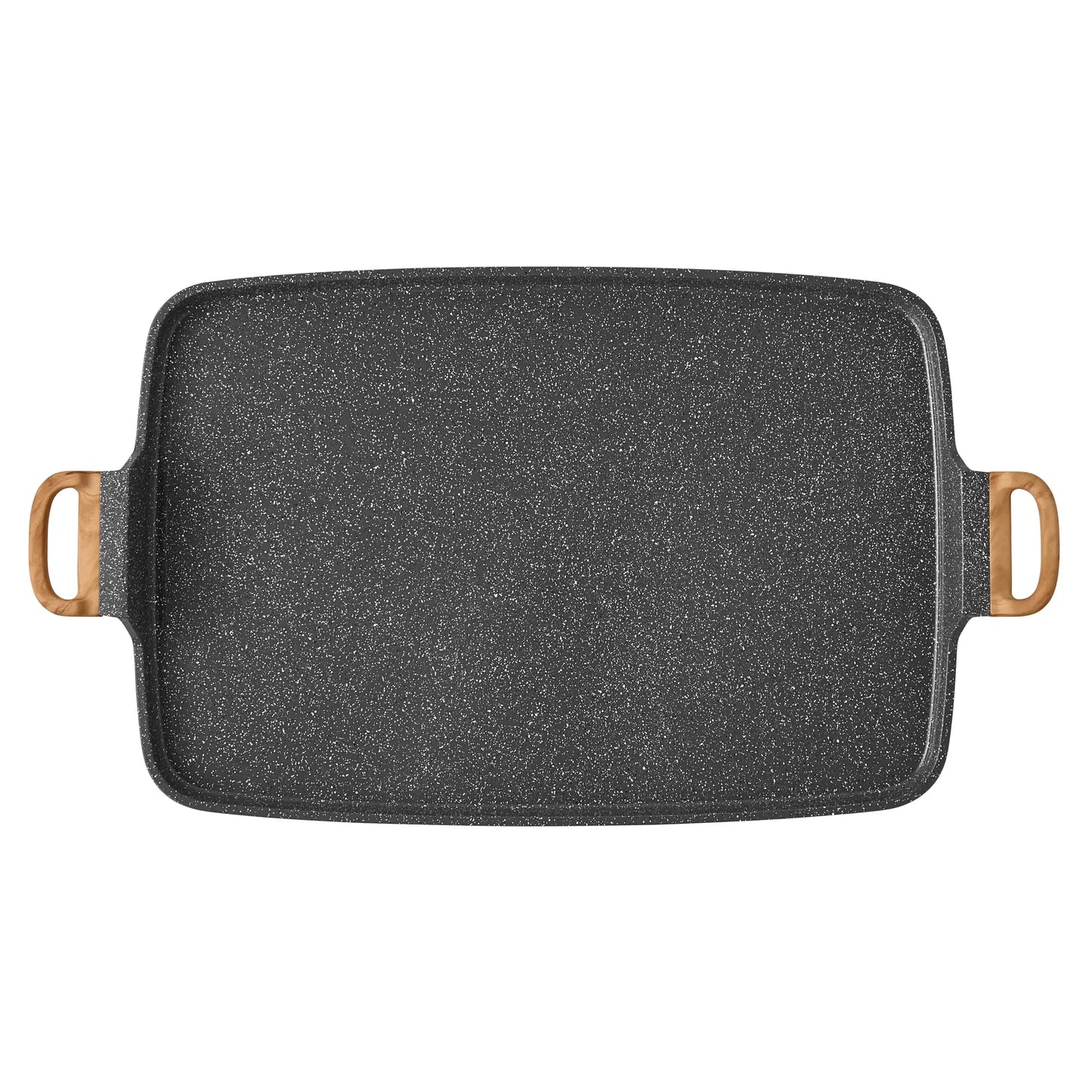 Cast Aluminum Double Griddle Nonstick Kitchen Cookware