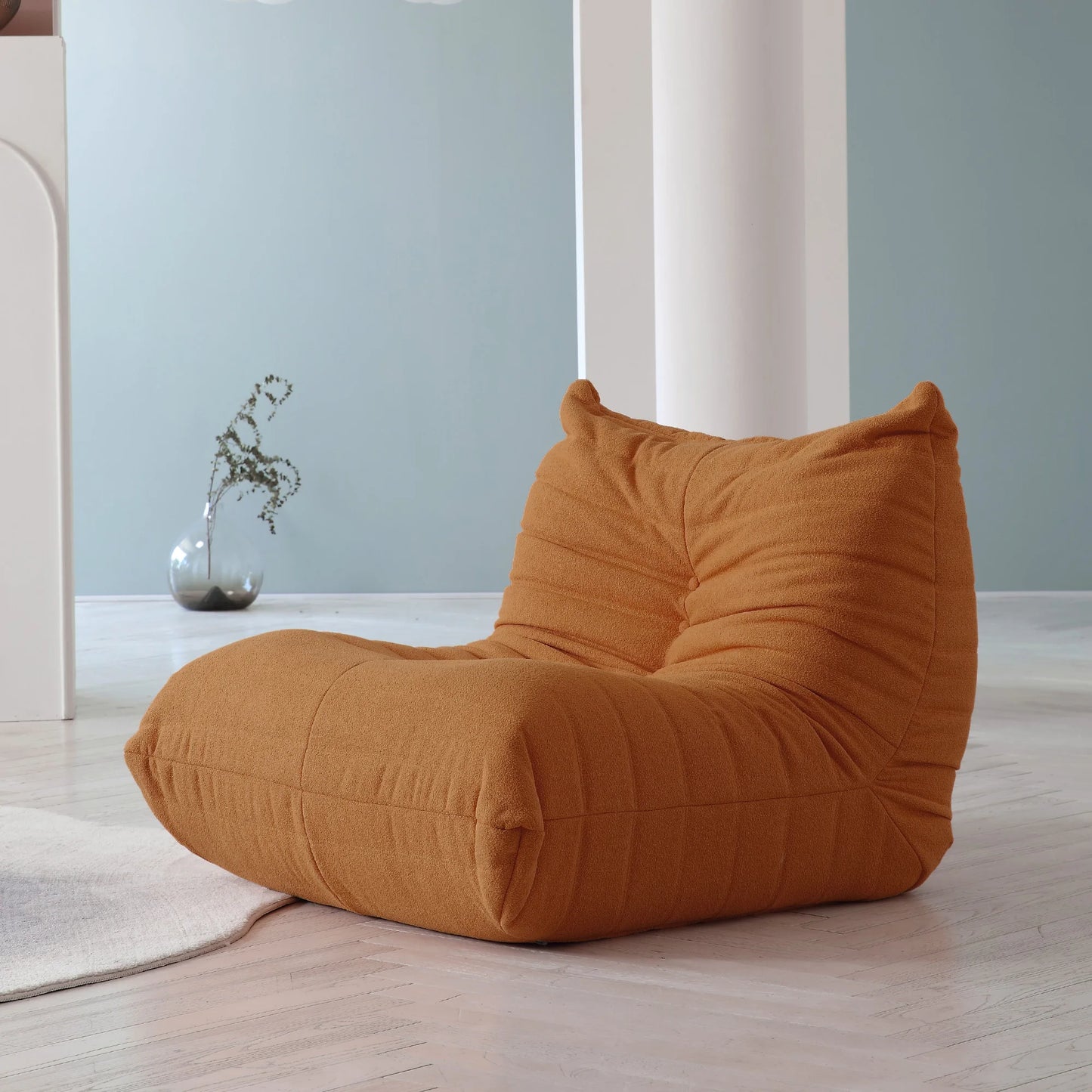 Comfy Teddy Fabric Bean Bag Sofa Chair