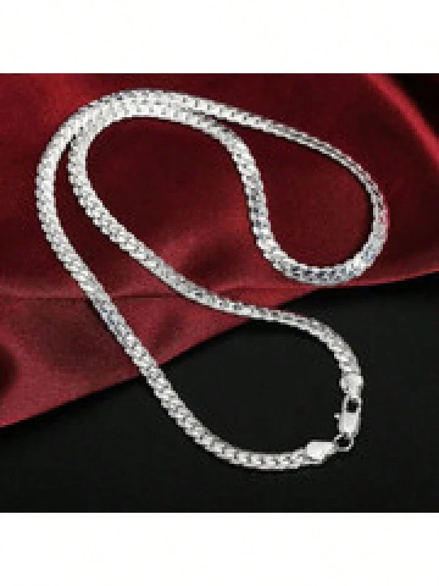 Sterling Silver 20-Inch Necklace Chain Gift