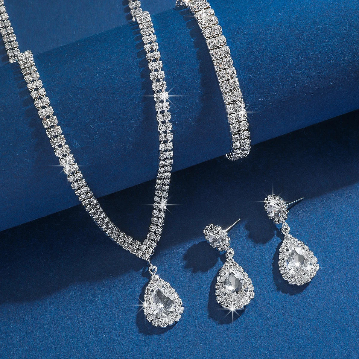 Women’s Copper Water Drop Jewelry Set