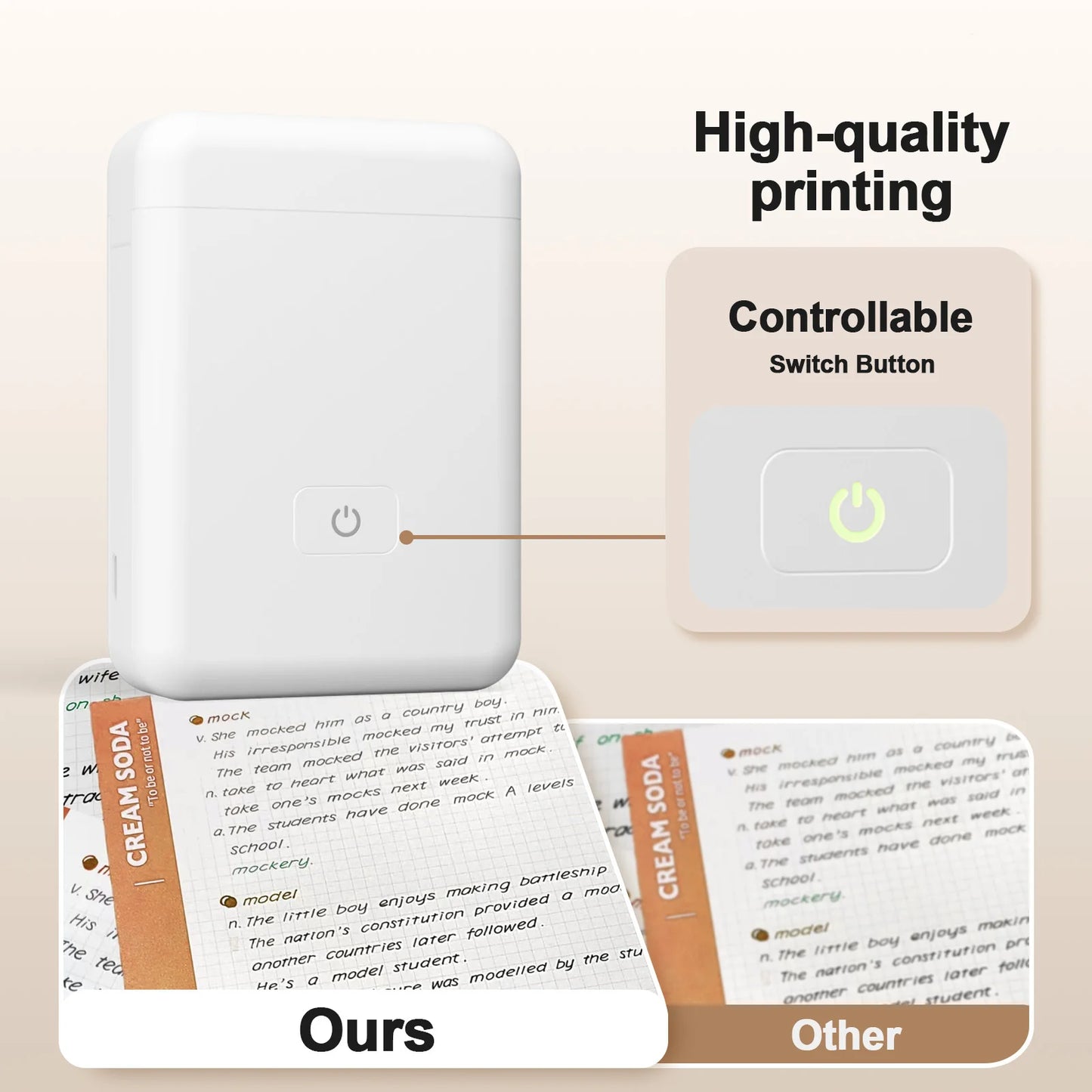 Portable Label Maker Machine Mini Thermal Printer