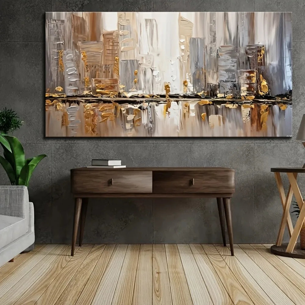 Elegant Large Modern Abstract Canvas Wall Art