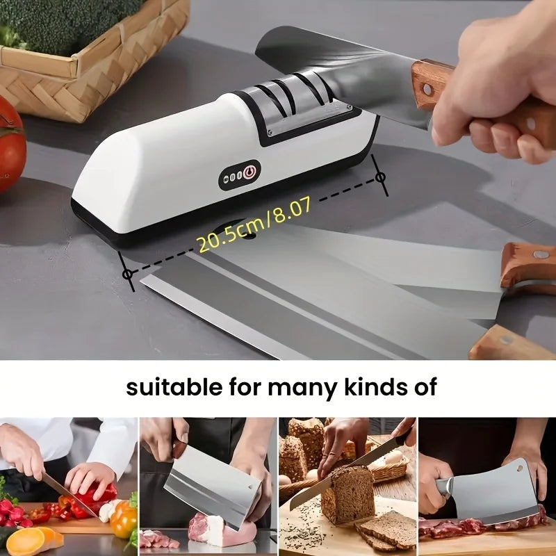 Multifunctional Electric Knife Sharpener 4 Gears