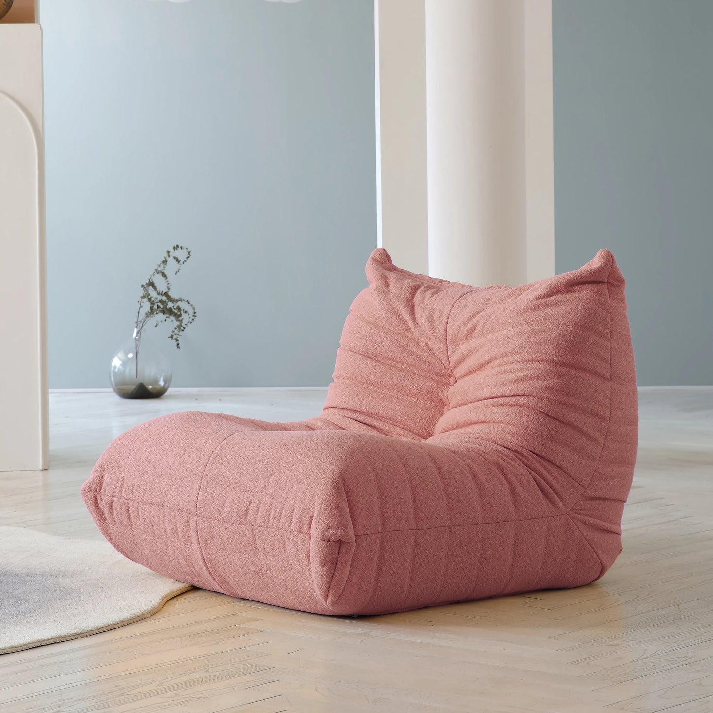 Comfy Teddy Fabric Bean Bag Sofa Chair
