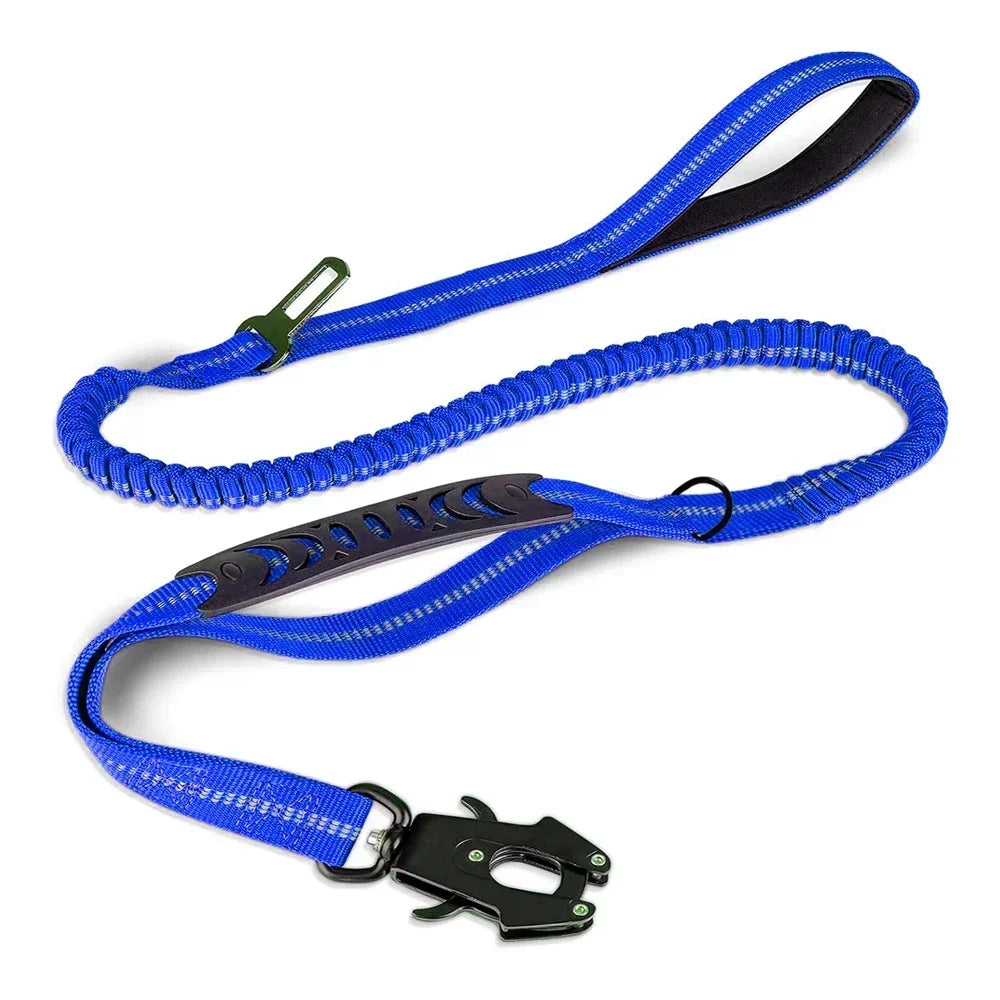 Reflective Bungee Dog Leash Heavy Duty Tactical