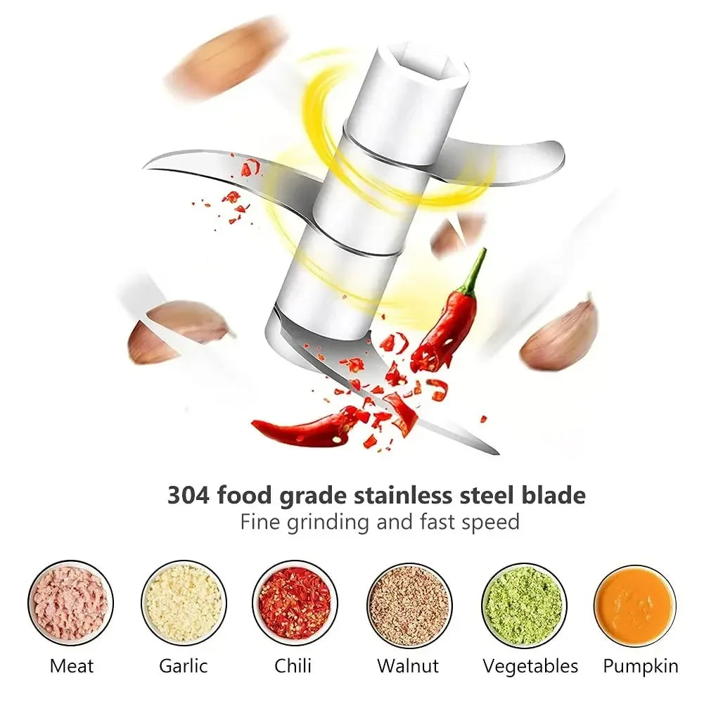 Mini Wireless USB Electric Garlic Vegetable Chopper