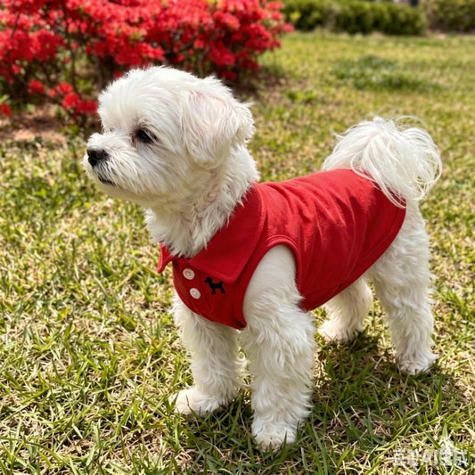 Soft Breathable Puppy & Cat Polo Shirt