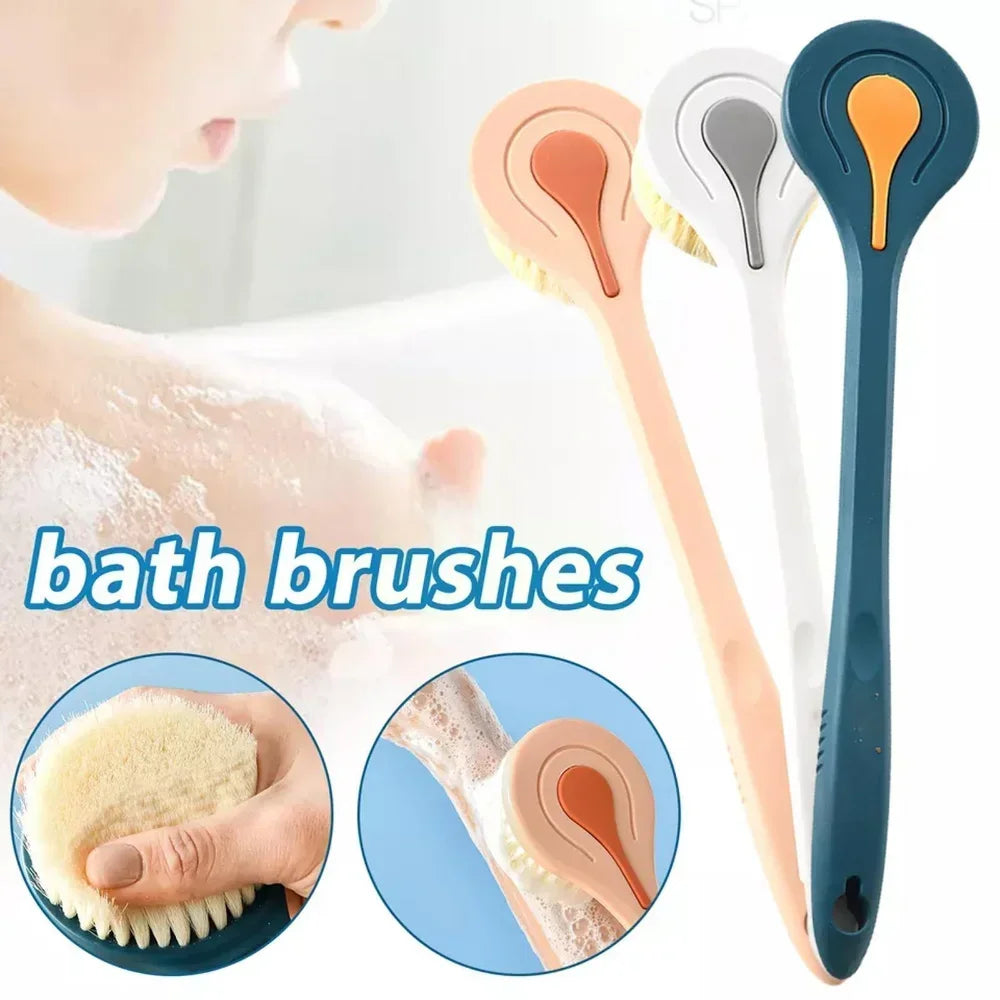 Long Handle Bath Brush Soft Bristle Exfoliator