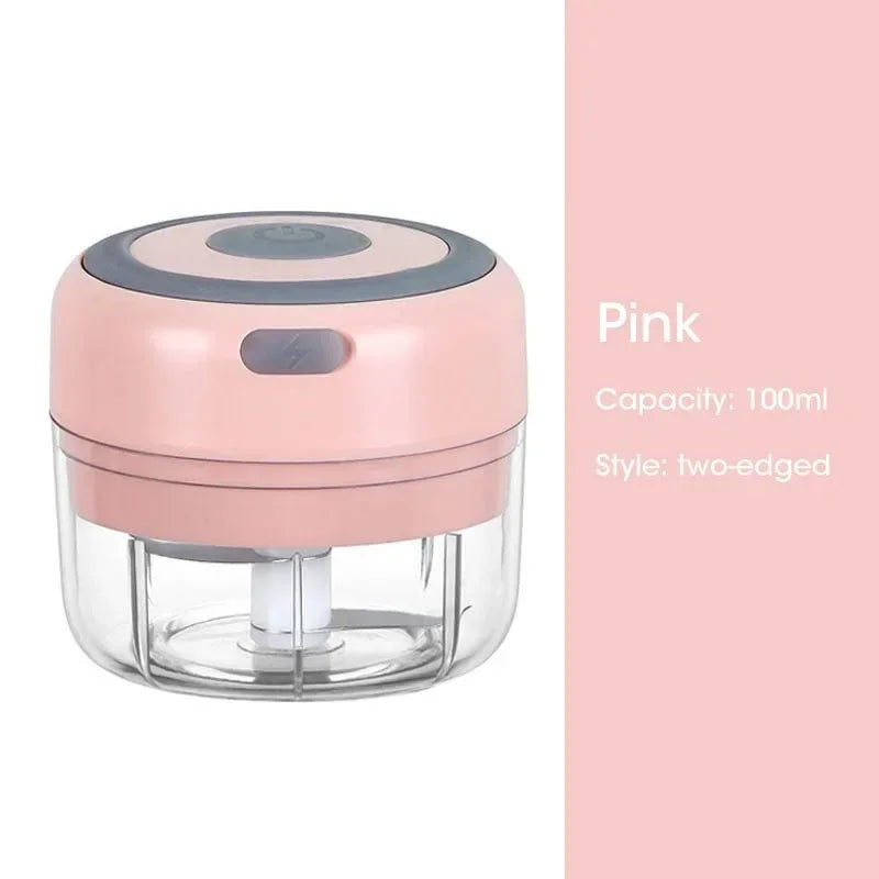 Mini Wireless USB Electric Garlic Vegetable Chopper
