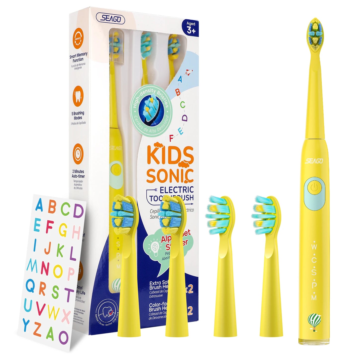Kids Electric Toothbrush 5 Modes Rechargeable