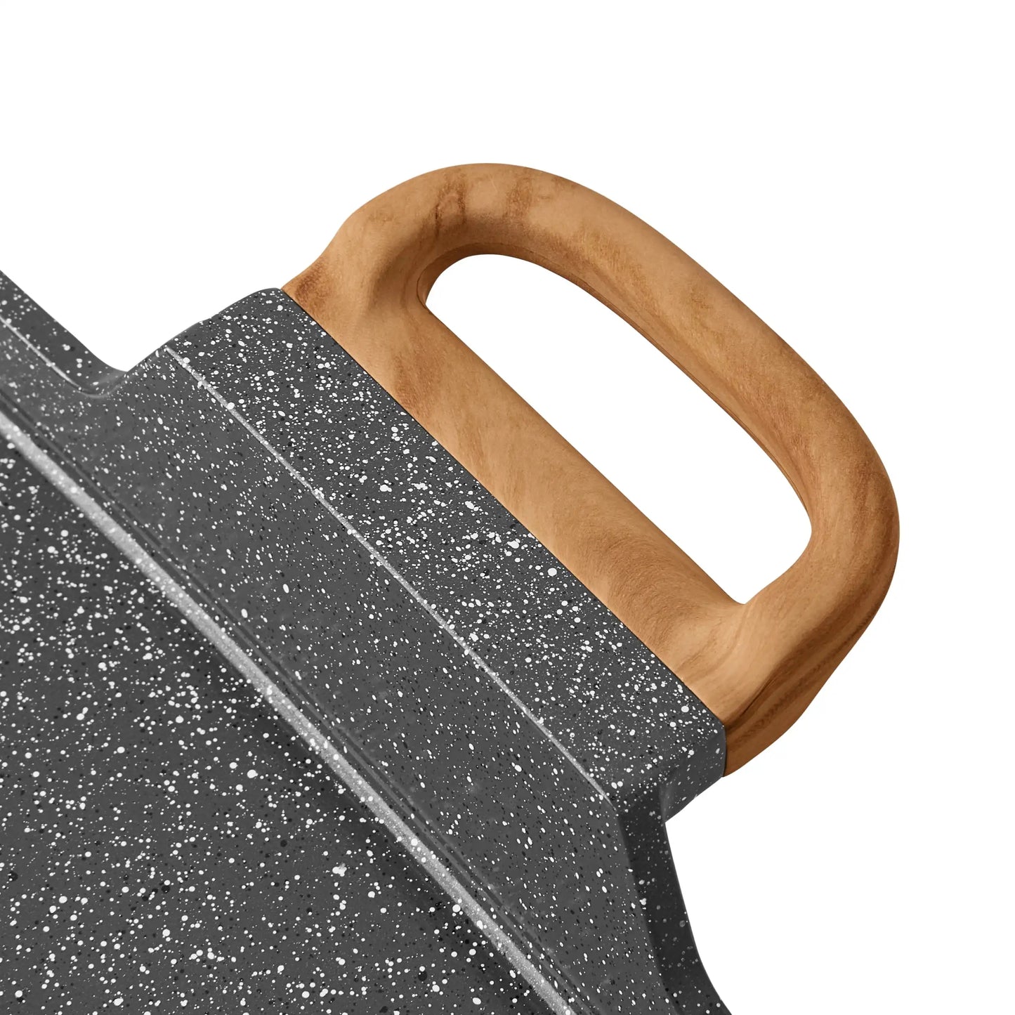 Cast Aluminum Double Griddle Nonstick Kitchen Cookware