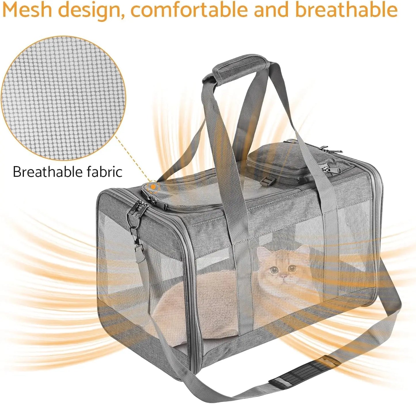 Airline-Approved Soft Pet Carrier for Travel