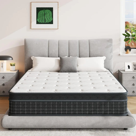 12 Inch Pocket Coil Mattress in a Box