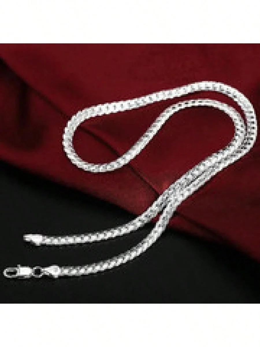 Sterling Silver 20-Inch Necklace Chain Gift