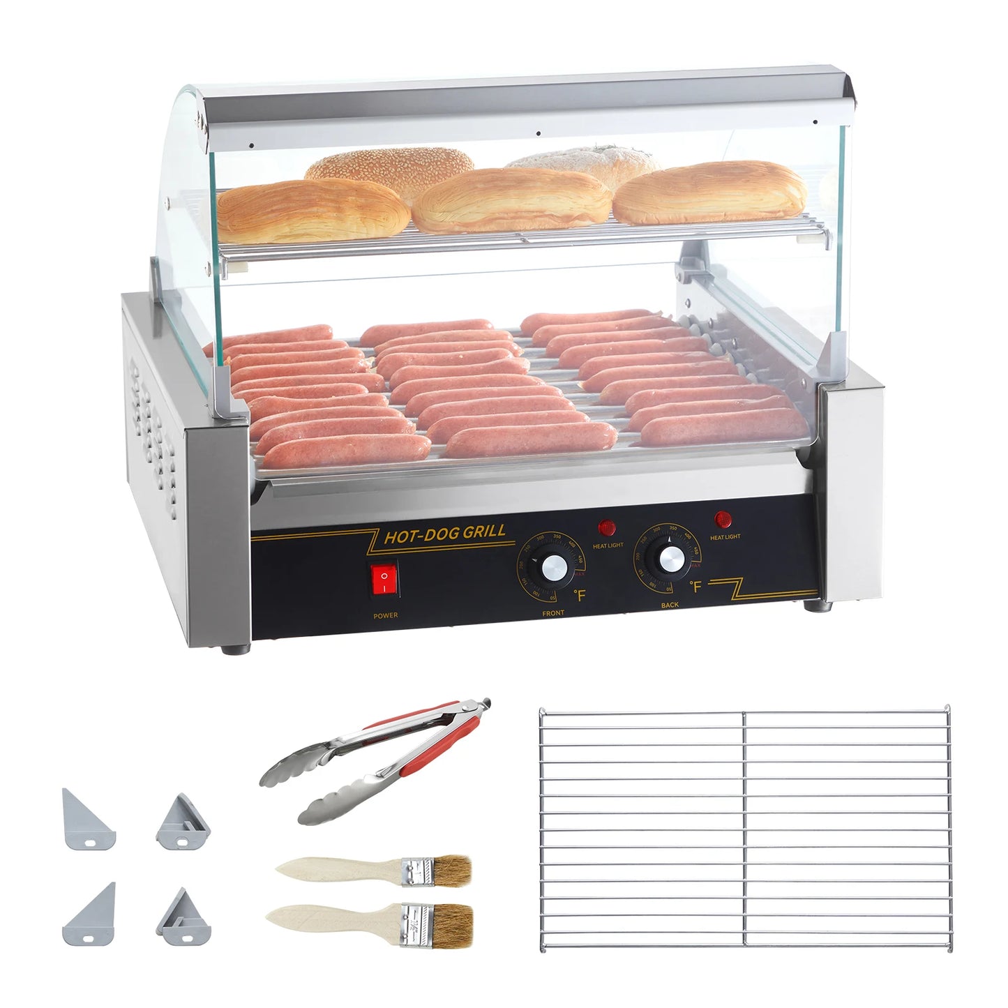 Commercial Hot Dog Roller Grill Machine Electric