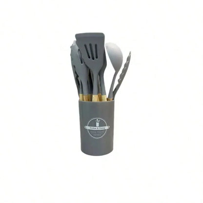 12-Piece Heat Resistant Silicone Kitchen Utensil Set