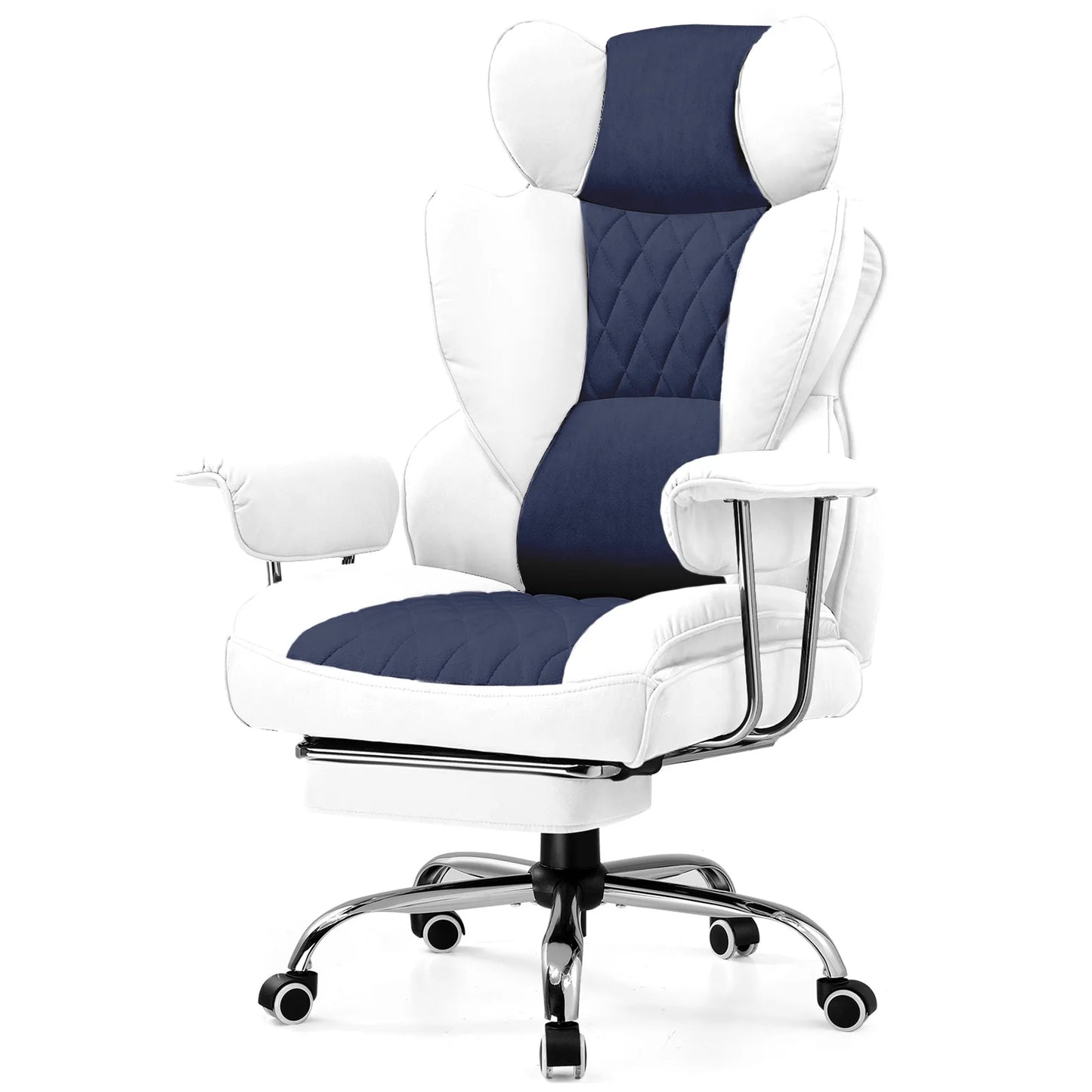 Big Tall Gaming Chair Ergonomic Office Footrest