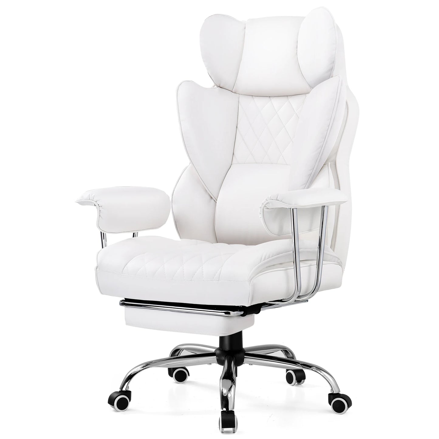 Big Tall Gaming Chair Ergonomic Office Footrest