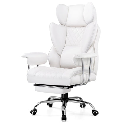 Big Tall Gaming Chair Ergonomic Office Footrest