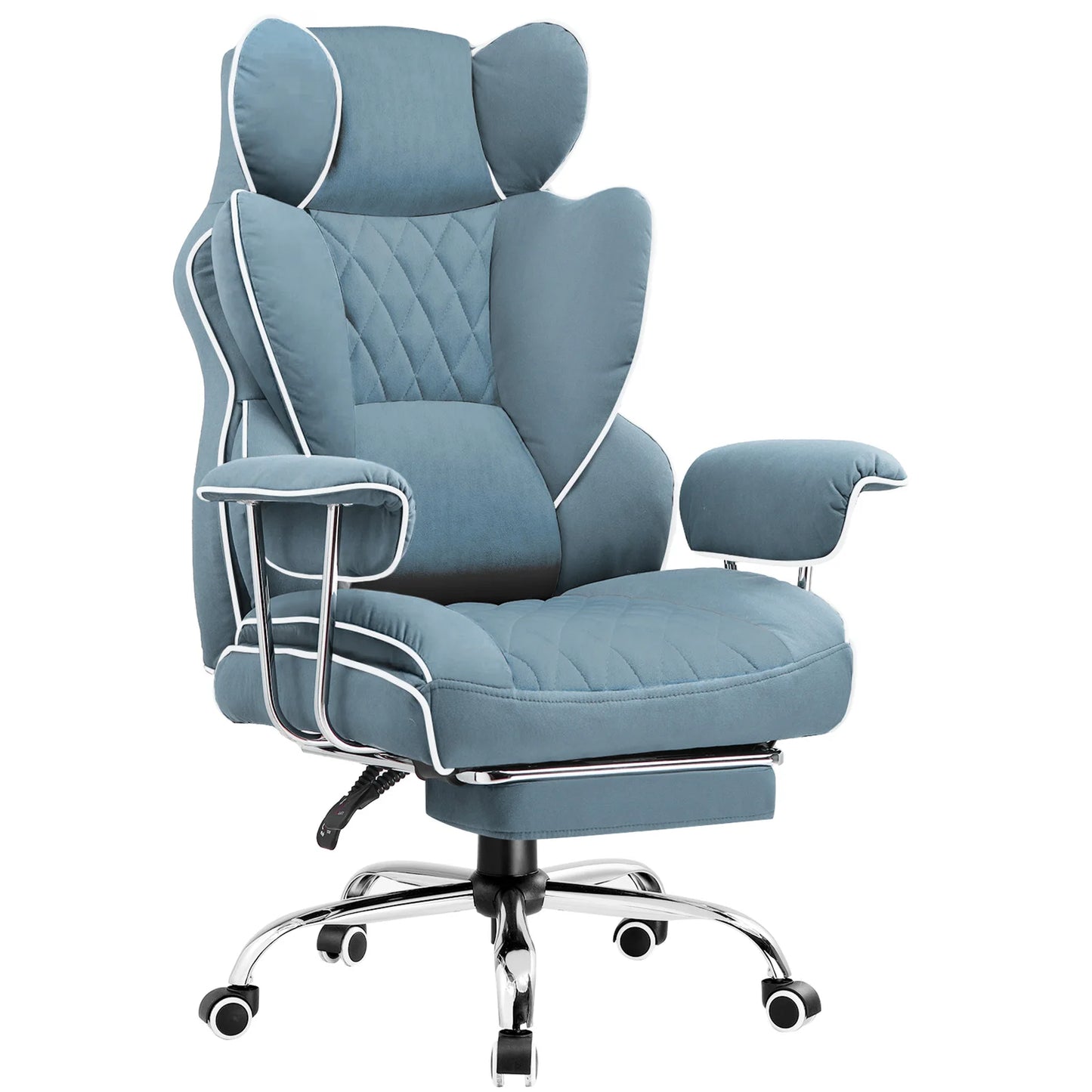 Big Tall Gaming Chair Ergonomic Office Footrest