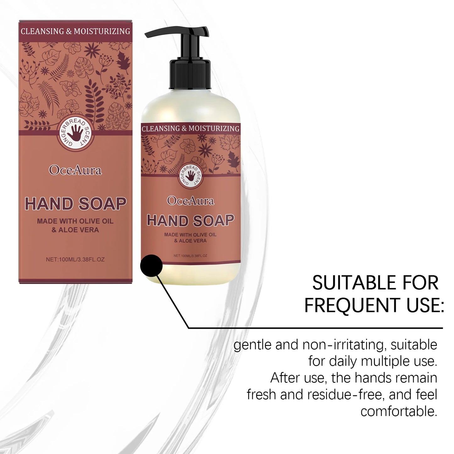 Oceaura Olive Oil Liquid Hand Soap