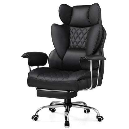 Big Tall Gaming Chair Ergonomic Office Footrest