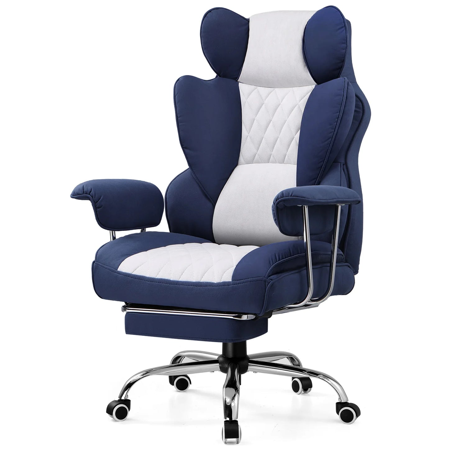 Big Tall Gaming Chair Ergonomic Office Footrest
