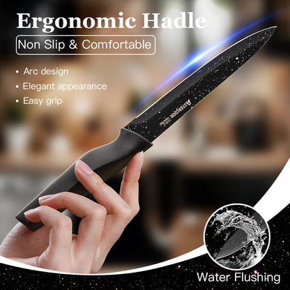 6PCS Stainless Steel Kitchen Knife Set