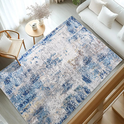 Modern Abstract Boho Area Rug for Living Rooms