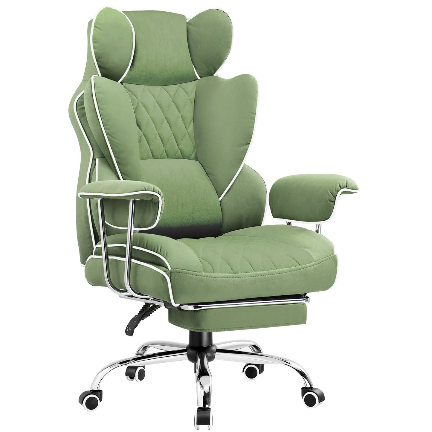 Big Tall Gaming Chair Ergonomic Office Footrest