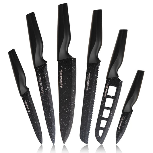 6PCS Stainless Steel Kitchen Knife Set