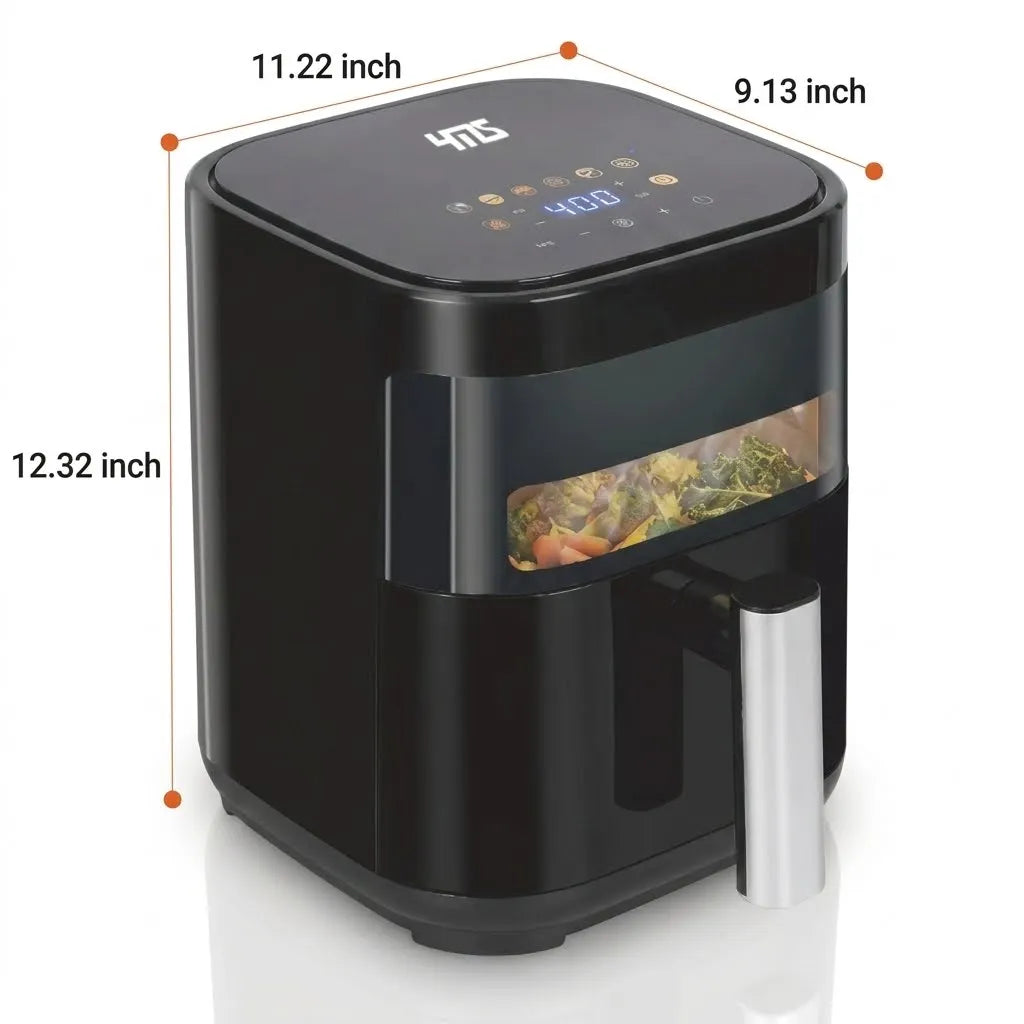 YMS 3.2QT Digital Touchscreen Air Fryer for Apartments & Dorms